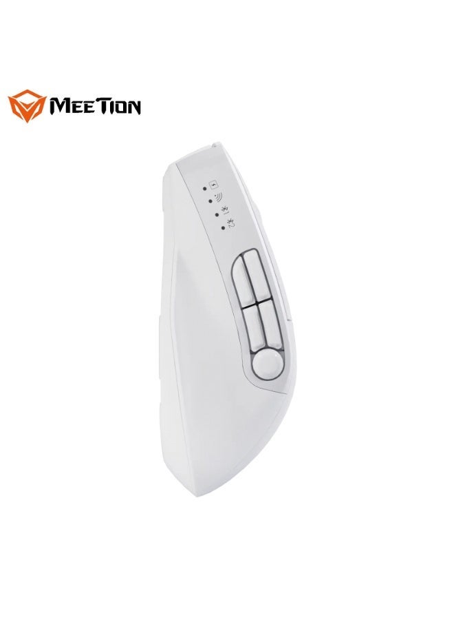 MEETION Programmable Triple Mode Wireless Mouse Anywhere3 Compatible On Any Surface Whisper Quiet Clicks Adjustable 6 levels DPI Smart Light Indicators Multi-Device Compatibility Tri-Mode Connectivity - Image 4