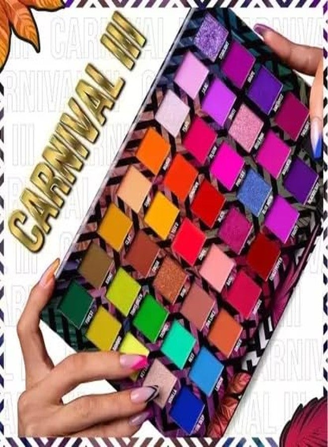 ZemGlam Multishades 31 Vibrant Matte Shades Eyeshadow Palette For Women and Girls - Image 3