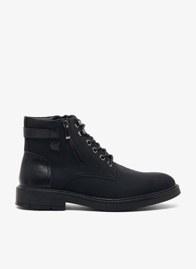 Robert Wood Biker Boots for Men - Image 1