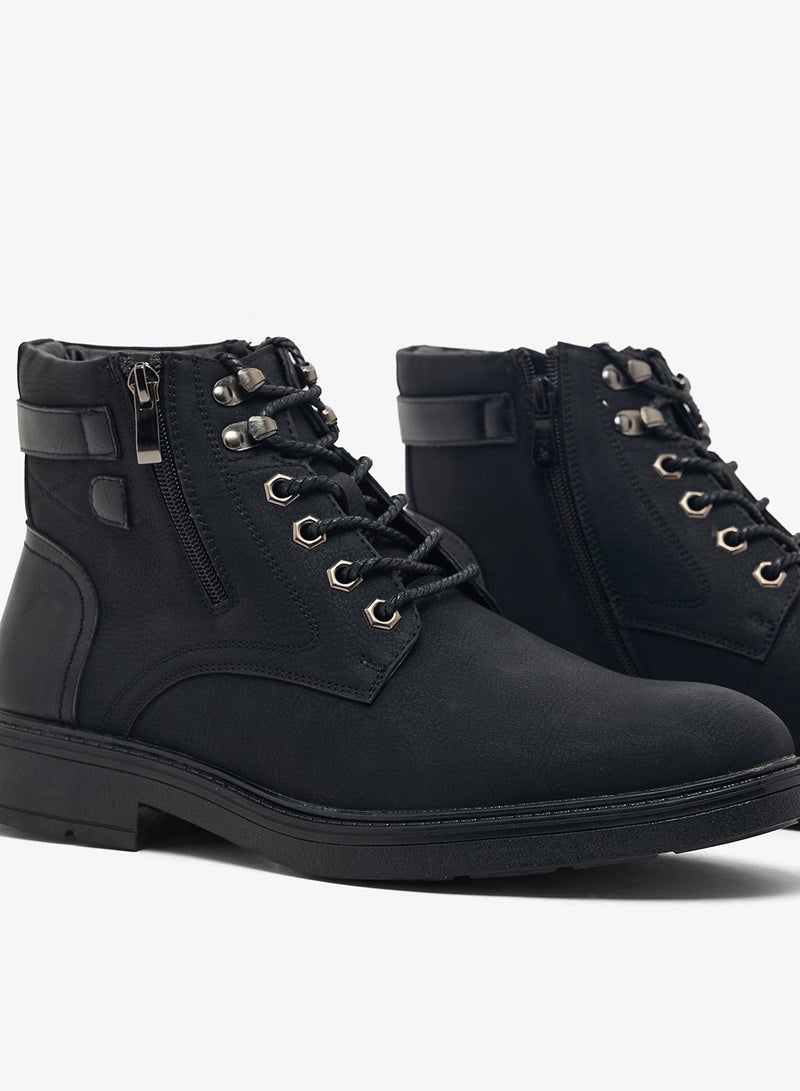 Robert Wood Biker Boots for Men - Image 4