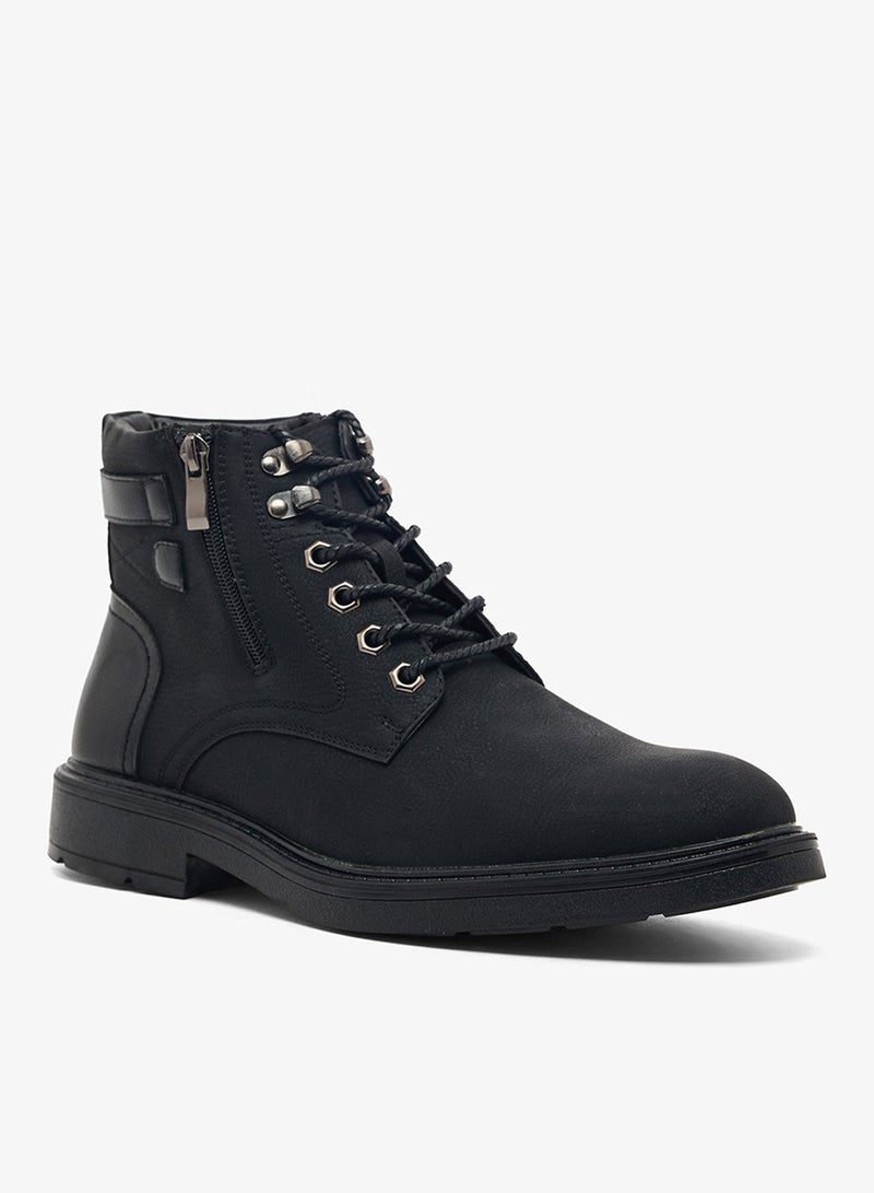 Robert Wood Biker Boots for Men - Image 2