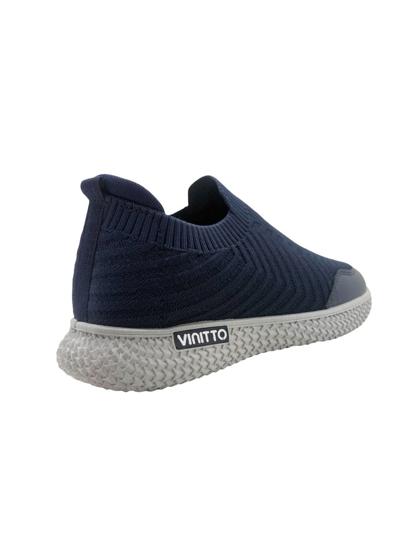 VINITTO Men Textile Elastic Sneakers - Image 3