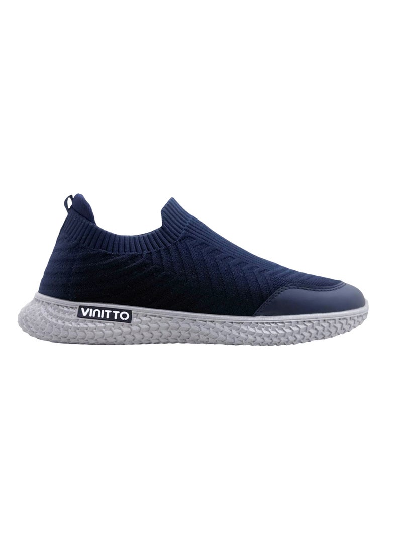 VINITTO Men Textile Elastic Sneakers - Image 2