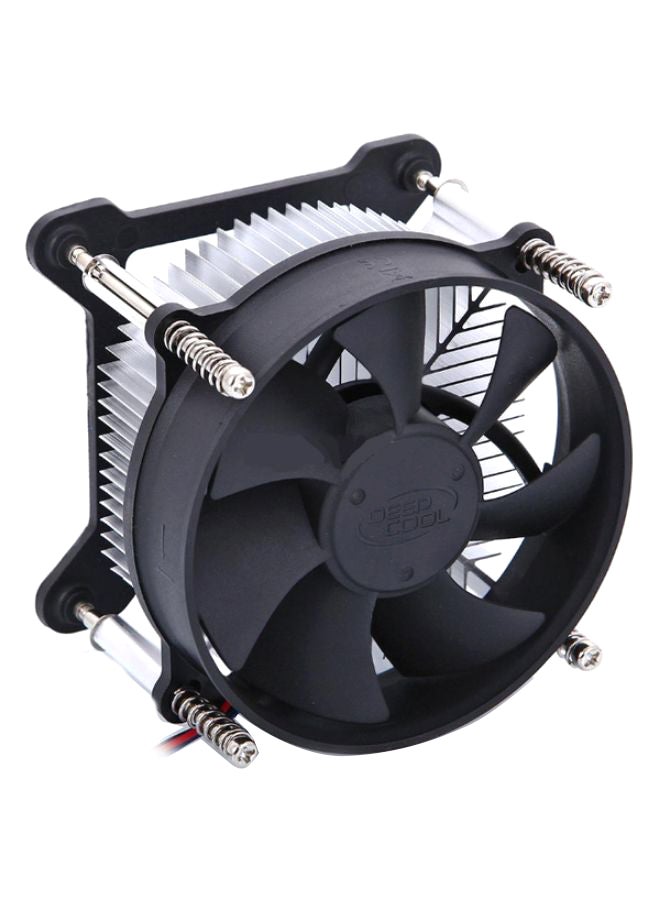 Silent Cooling Fan For CPU Socket Black/Silver - Image 2