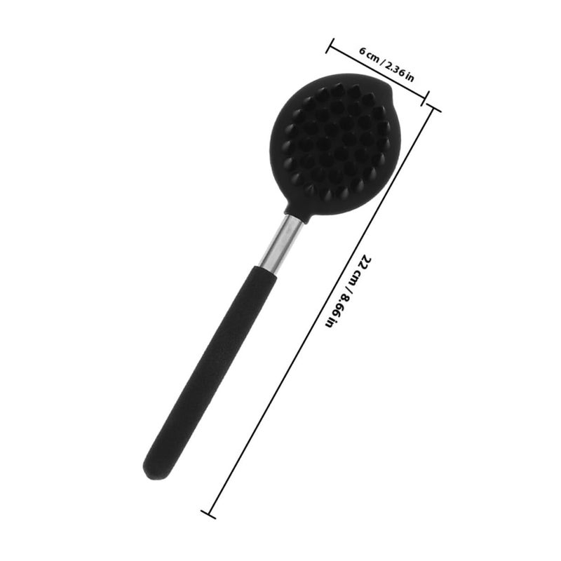Long Handle Dual Sided Exfoliating Body Scrub Brush Back Wash Brush 2 Pack - Image 3