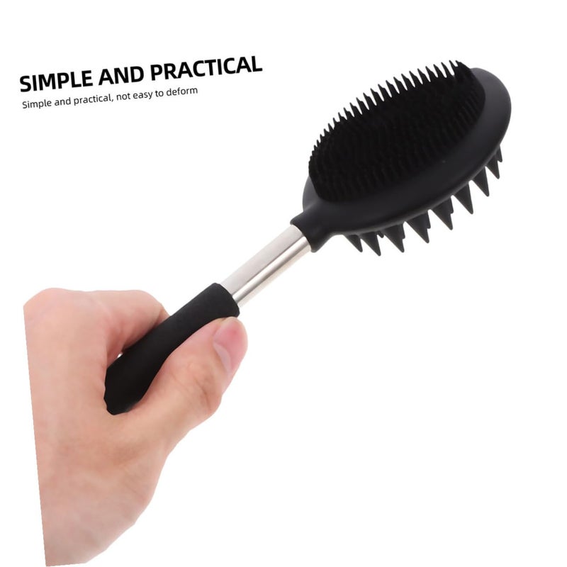 Long Handle Dual Sided Exfoliating Body Scrub Brush Back Wash Brush 2 Pack - Image 4