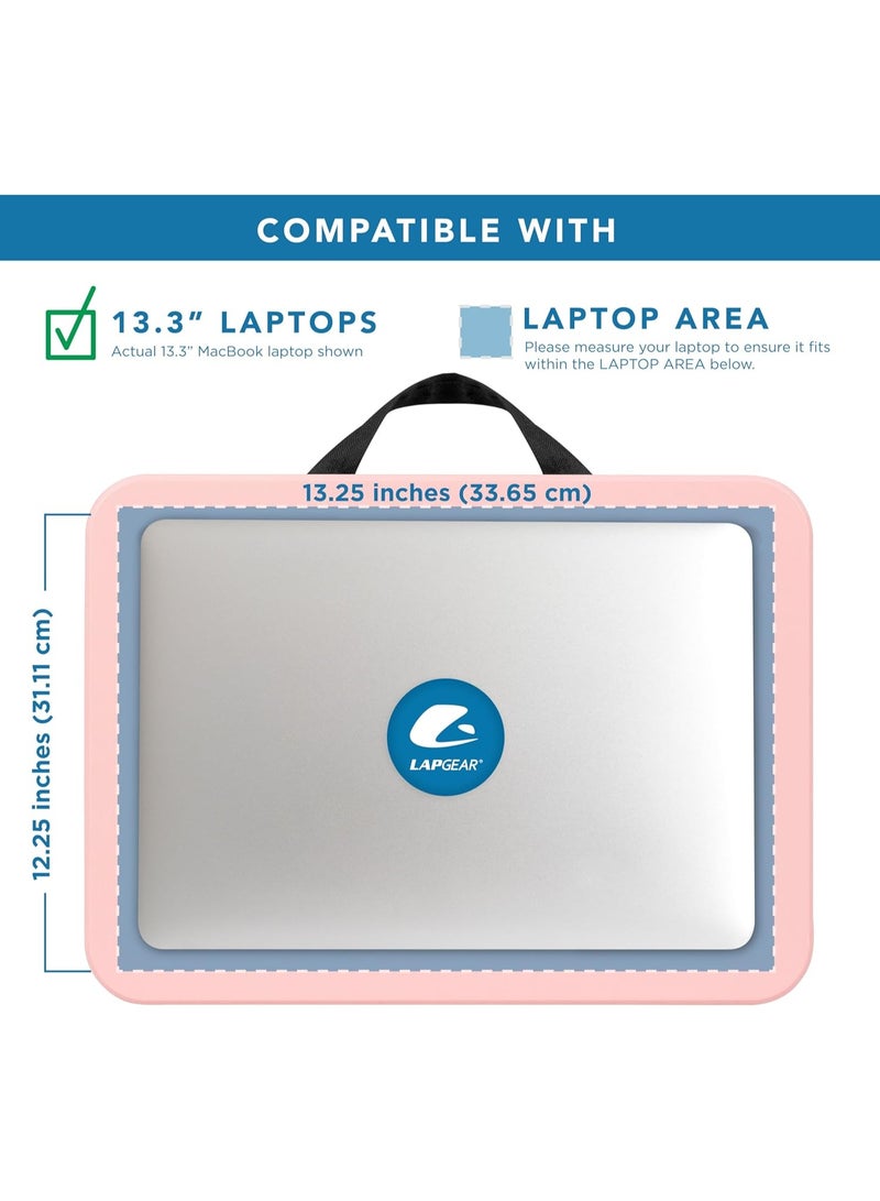 LAPGEAR Compact Lap Desk - Fits up to 15 Inch Laptops - Rose Quartz - Style No. 43104 - Image 3