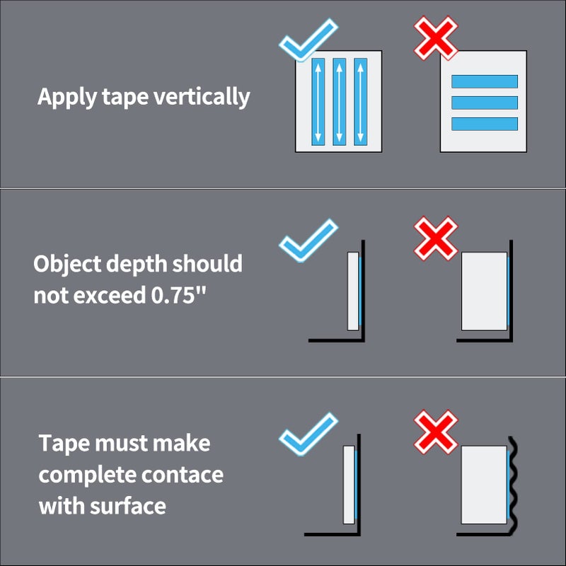 Art3d Double-Sided Mounting Tape (10FT), Multipurpose Removable Adhesive Foam Tape, Transparent, Household - Image 4