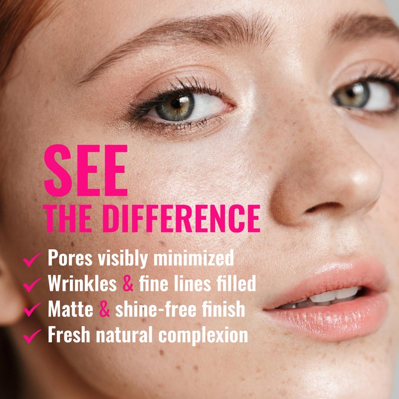 Dermacol - Satin Makeup Base, Matte Face Primer for Wrinkles and Pores, Transparent Makeup Primer for Oily Skin & Dry and Combination Skin, Easy to Blend Pore Filling Primer, No Preservatives, 30 mL - Image 4