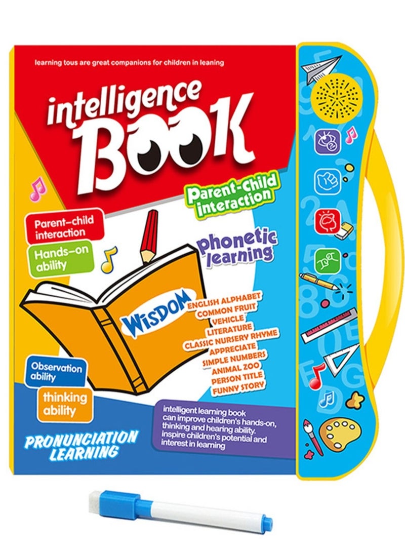 Children's English Pointing Reading Machine Learning Toy 3 Year Old Enlightenment 3D Book - Image 1