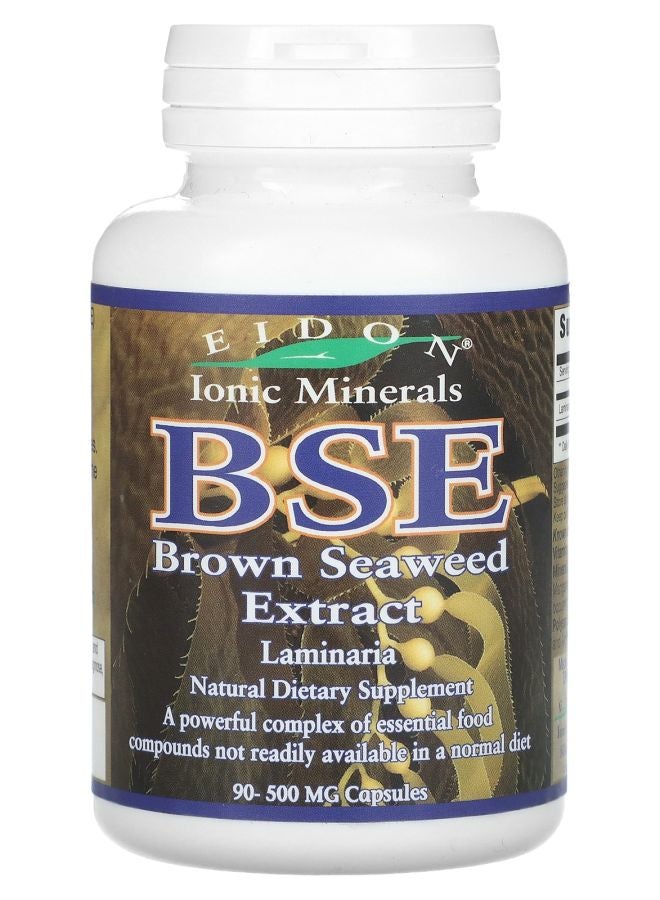 Eidon Ionic Minerals BSE (Brown Seaweed Extract) 500 mg 90 Capsules 