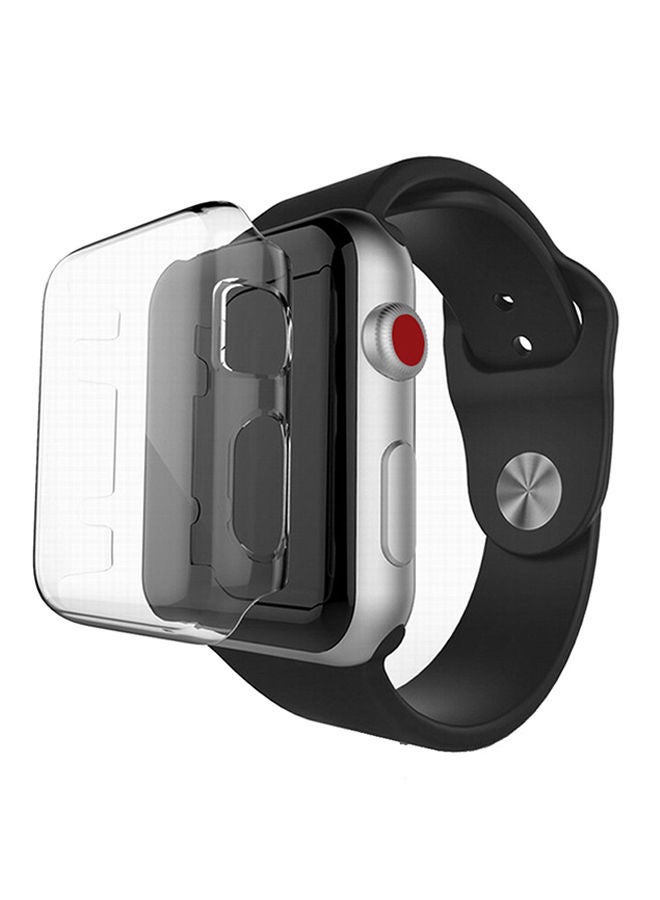 NIBEMINENT Protective Case Cover For Apple Watch Series 3 42 mm Clear  - Image 1