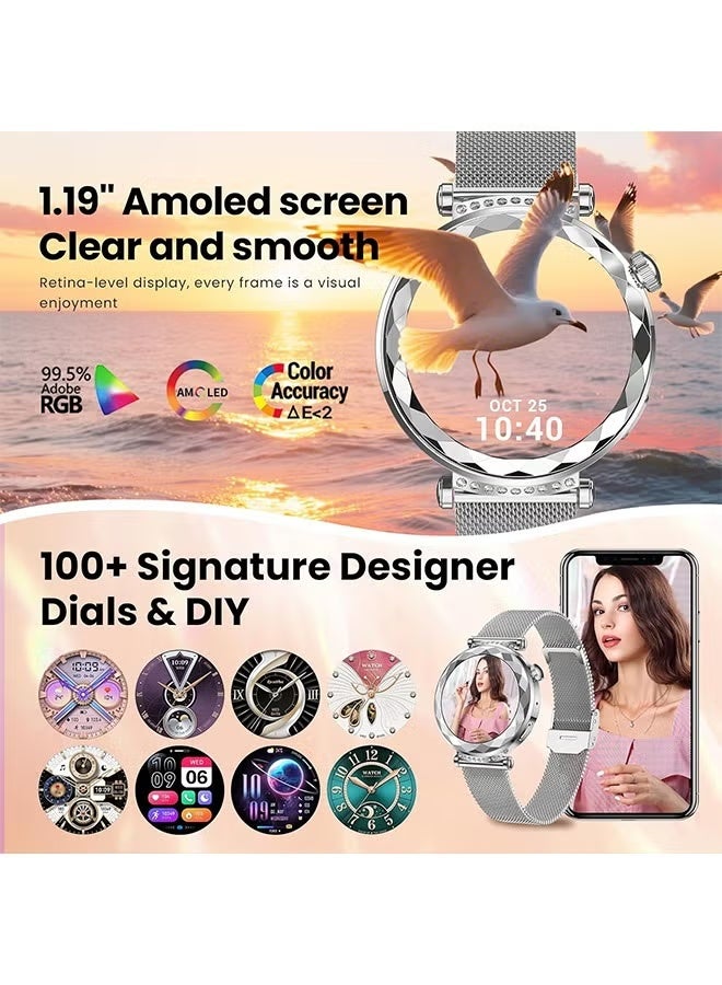 RollsTimi  2025 New Watch Ladies Bluetooth Call 100+Sports Mode Fitness Women Smart Watch Diy Dial Android Ios RT-HK88 - Image 3