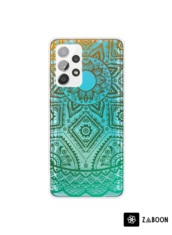 Zaboon Protective Case Cover For Samsung Galaxy A33 5G Gradient Lace Transparent TPU - Image 1