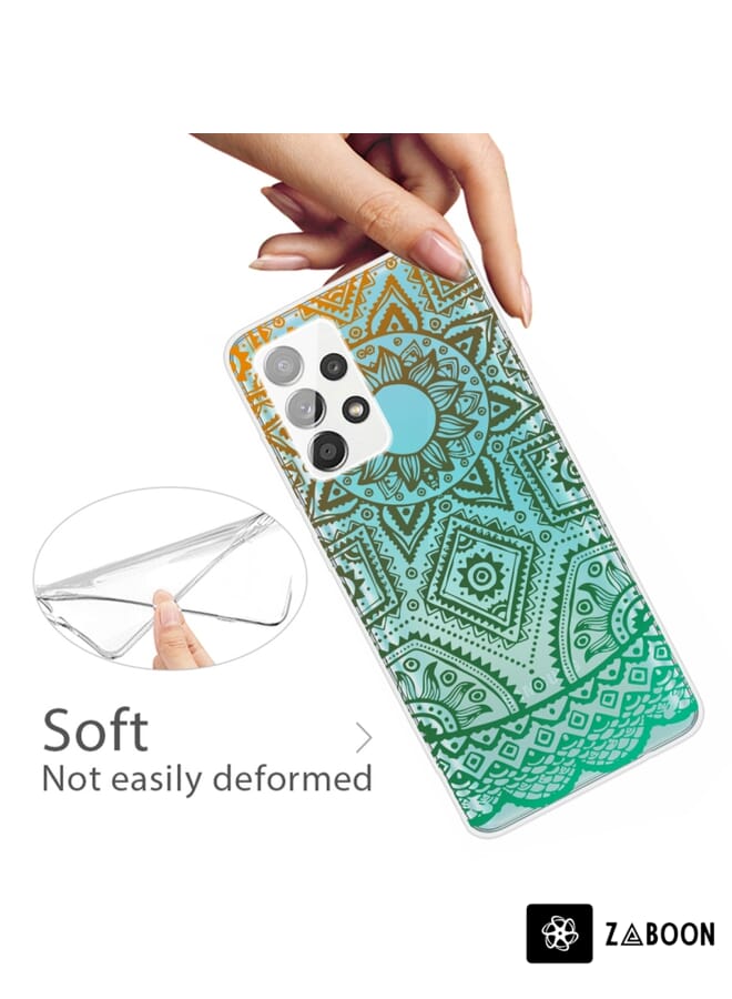 Zaboon Protective Case Cover For Samsung Galaxy A33 5G Gradient Lace Transparent TPU - Image 2