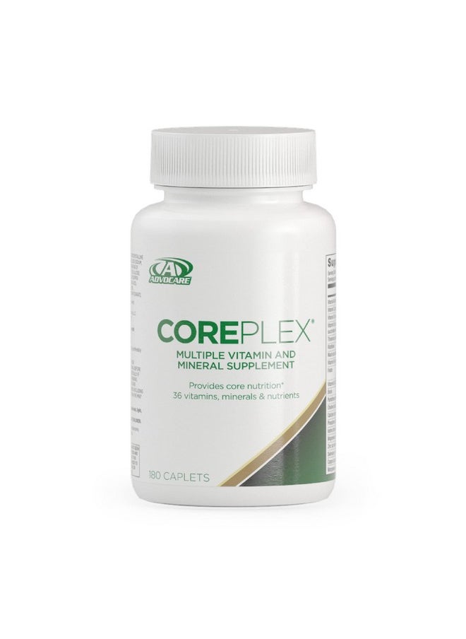 AdvoCare - AdvoCare CorePlex - Daily Supplement with Vitamins & Minerals - Includes Vitamins A, C & E - Contains Magnesium, Zinc & Calcium - 180 Caplets - Image 1