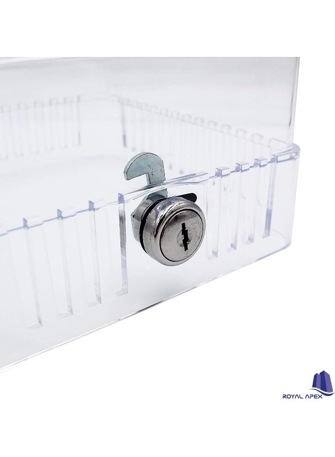 Royal Apex Clear Plastic Thermostat Guard Universal Compatibility  - Image 3