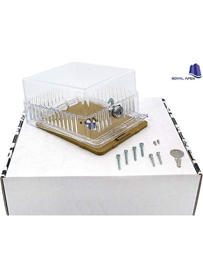 Royal Apex Clear Plastic Thermostat Guard Universal Compatibility  - Image 2