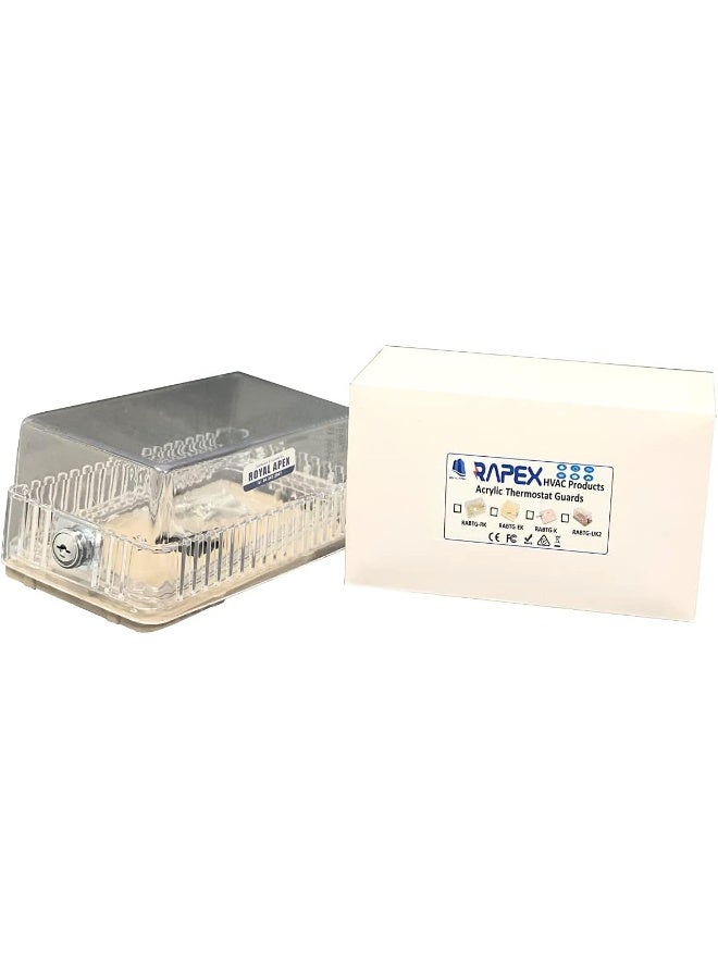 Royal Apex Clear Plastic Thermostat Guard Universal Compatibility  - Image 5