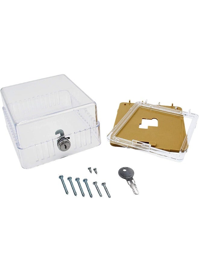 Royal Apex Clear Plastic Thermostat Guard Universal Compatibility  - Image 1