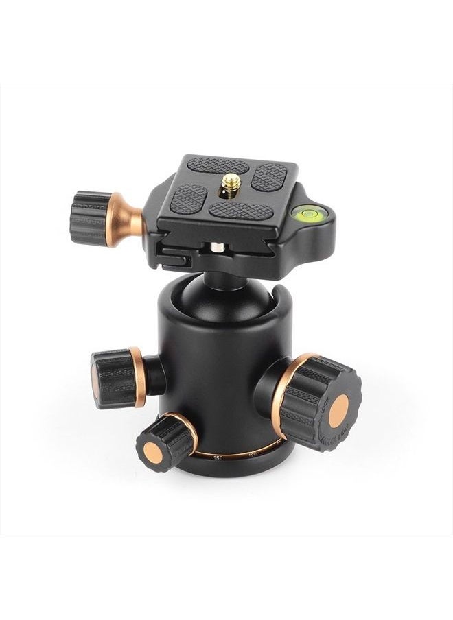 Pergear - Pergear TH3 Pro DSLR Camera Tripod Ball Head, 8KG/17.6lbs Loading Capacity, 360 Degree Swivel, Metal Build Quality, Fine Tuning Damping, U-Shaped Groove Design for Easy Switching Into Vertical Mode - Image 1