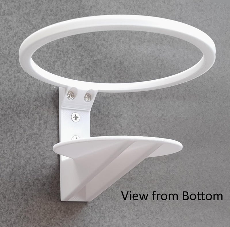 makerV Wall Mount Bracket for Tp-Link Deco X10 X20 X60 X68 Mesh Router, Wall Stand/Holder for Tp-Link Deco X20 X60 X68 Mesh WiFi Router: Plastic: Screw Mount (Pack of 3) - Image 3