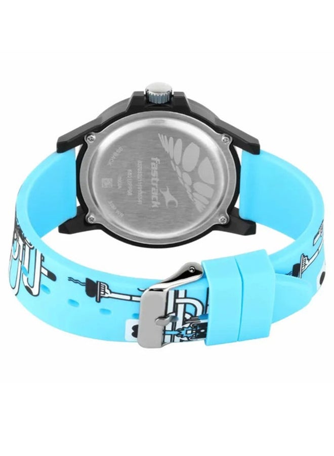 fastrack ساعة فاستراك هاشتاج بقرص أبيض تناظرية للرجال والنساء - Image 4