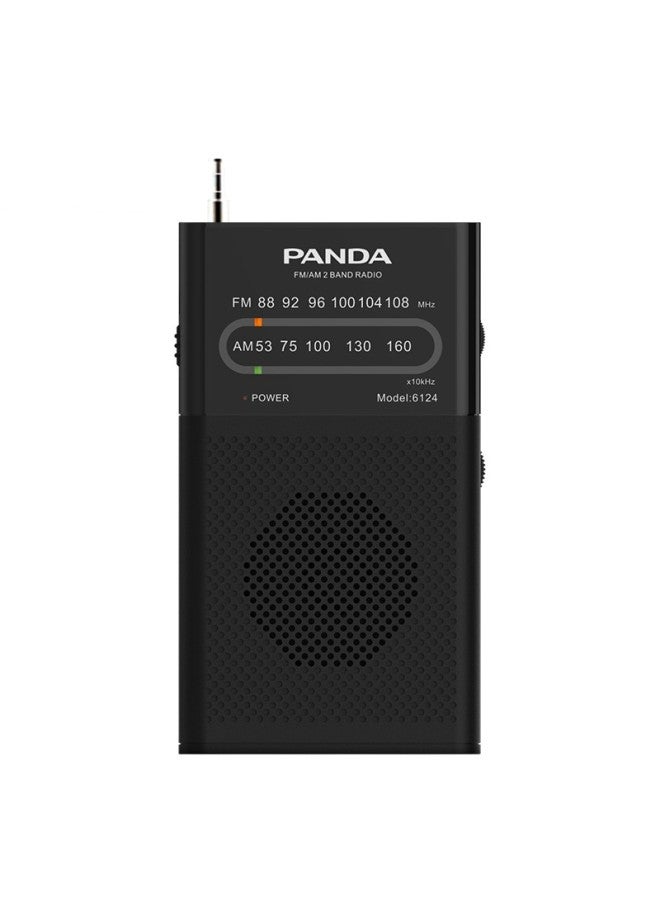 Panda 6124 Radio With Two Bands, Pocket-sized Fm Tuner For Elderly, Compact Broadcast Transistor - Image 2