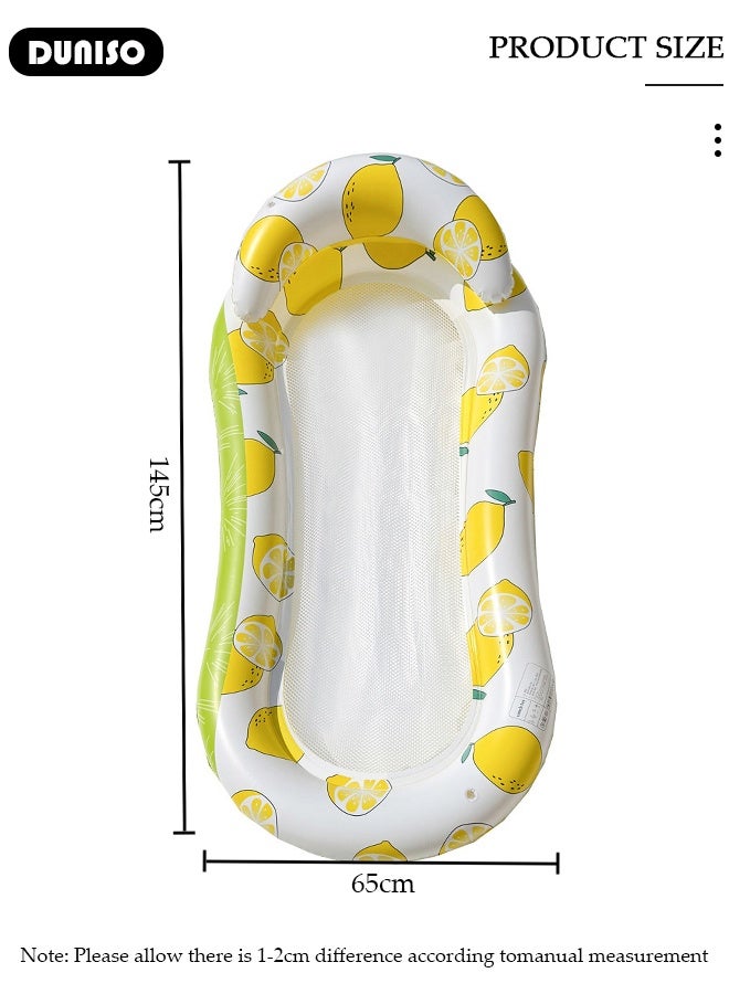 DUNISO حلقة سباحة عائمة قابلة للنفخ للبالغين، كراسي عائمة، طوف، كرسي عائم، طوف بركة، سرير قابل للنفخ، طوفات قابلة للنفخ لصيف البركة، التسمير، الشاطئ، البحيرة والحفلات - Image 2