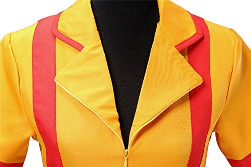 GOLDSTITCH Women Waitress Uniform Yellow Cosplay Fancy Dress Housemaid Cosplay Party Costume Halloween - Image 4