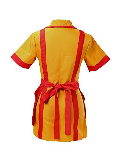GOLDSTITCH Women Waitress Uniform Yellow Cosplay Fancy Dress Housemaid Cosplay Party Costume Halloween - Image 3