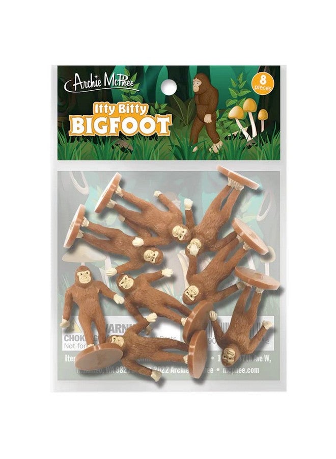 Accoutrements Archie Mcphee Itty Bitty Bigfoot 8 Pack - Image 3