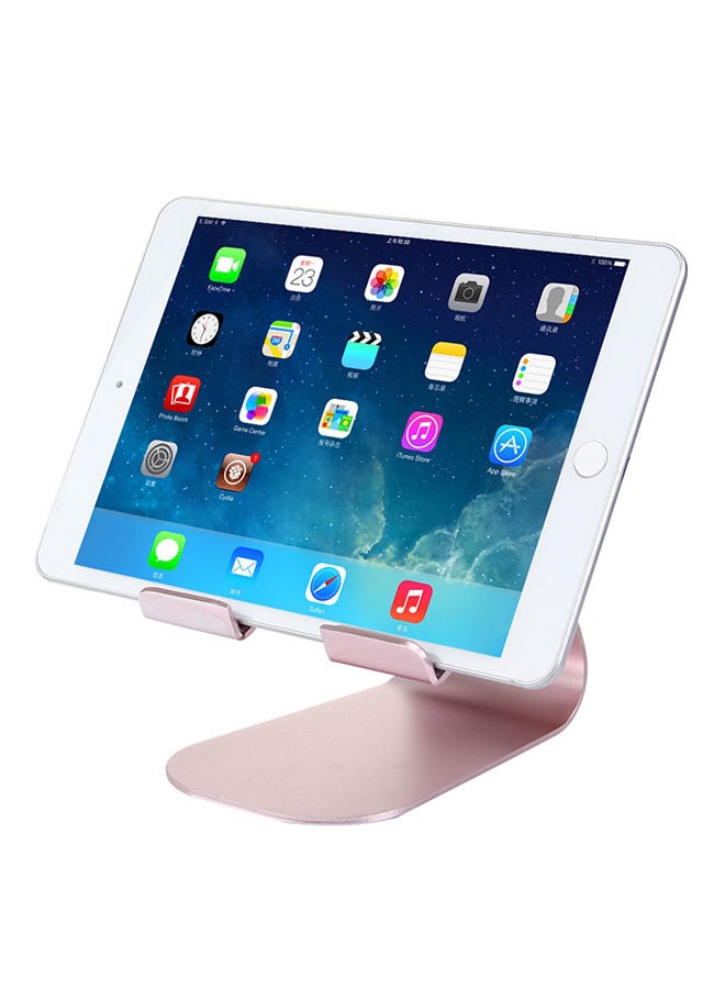 NIBEMINENT Folding Adjustable Pivot Aluminium Alloy Tablet Holder Stand Rose Gold