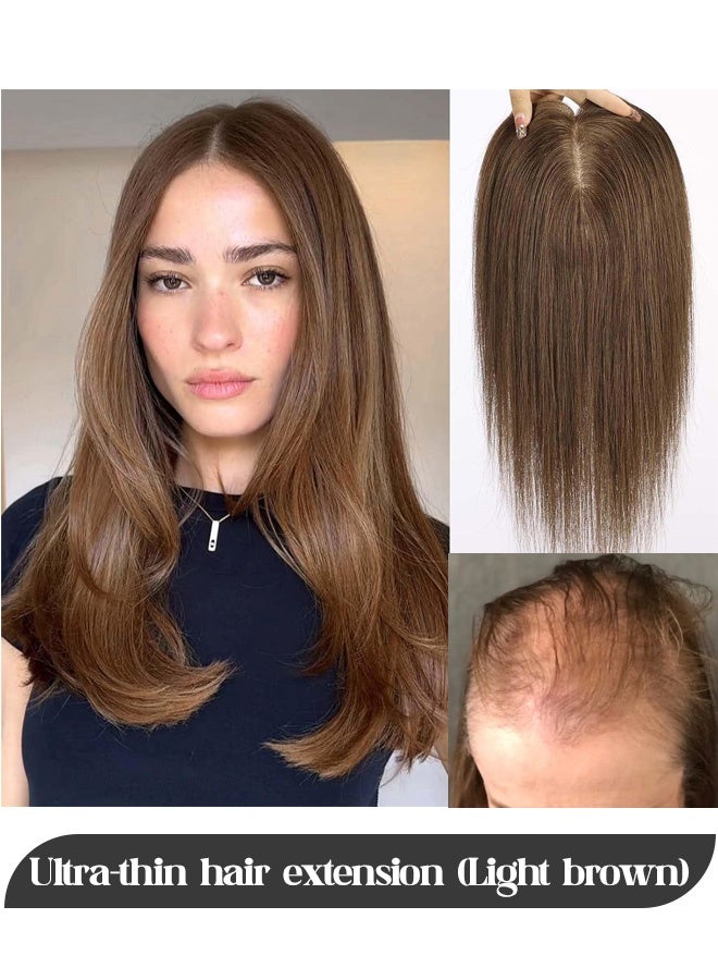 باروكة فائقة النحافة مصنوعة من الشعر الطبيعي，باروكات طبيعية للنساء/باروكات مثبتة/باروكات كروشيه/شعر طبيعي/باروكات/وصلات شعر/جل باروكة/باروكات رجالية/باروكات طبيعية للرجال/وصلات شعر سوداء/باروكات قصيرة للنساء/باروكات قصيرة/حزم شعر طبيعي/جل باروكة/شعر بشري - Image 1