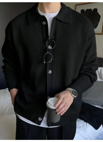 Cool Tarz Cool Style Button Detailed Regular Fit Cardigan