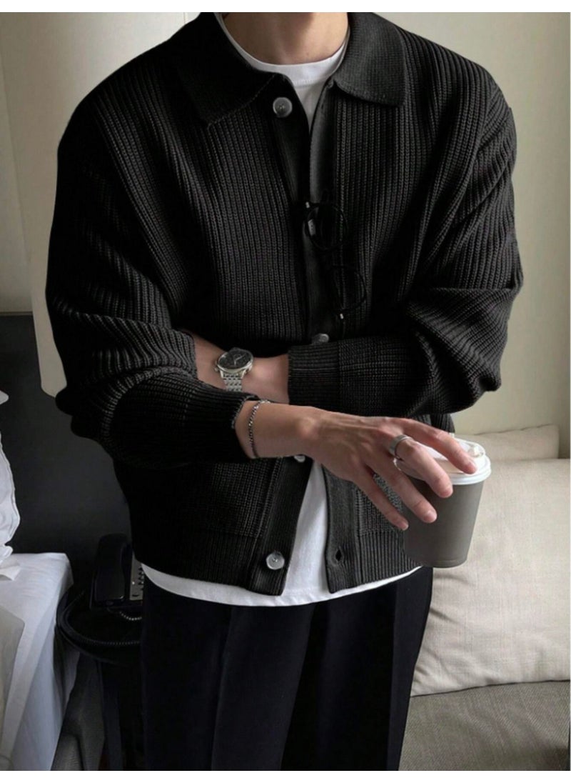 Cool Tarz - Cool Style Button Detailed Regular Fit Cardigan - Image 1