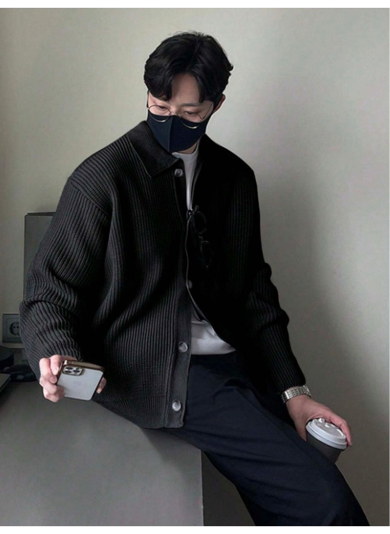Cool Tarz - Cool Style Button Detailed Regular Fit Cardigan - Image 1