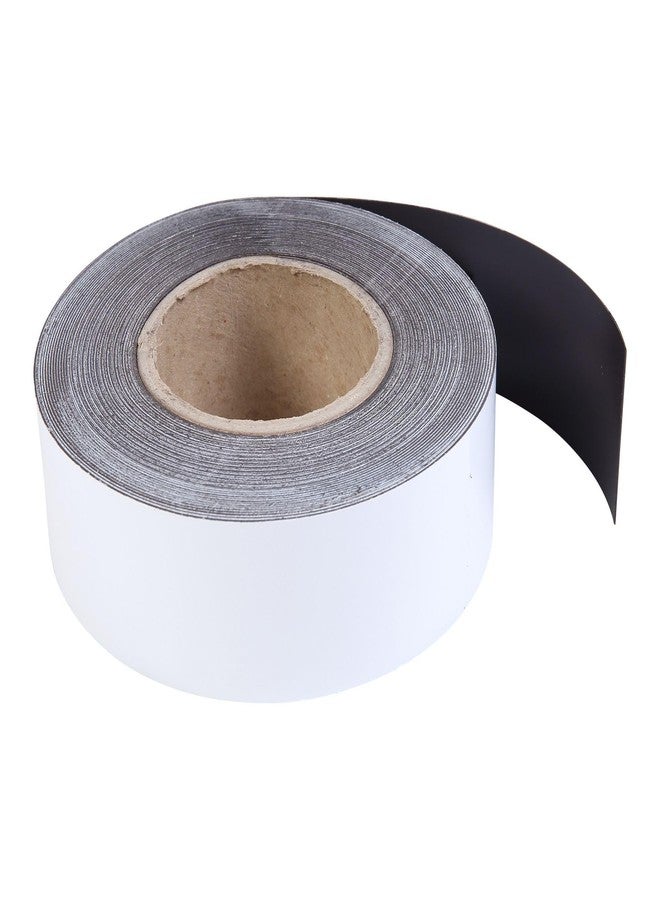 ماستر فيجون شريط لاصق مغناطيسي قابل للمسح الجاف من ماستر فيجن، 2 بوصة × 50 قدم، أبيض - Image 1