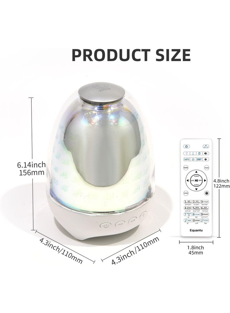 ELTRAZONE SQ707 Quran Speaker Egg Lamp 3D Touch Night Light with Portable Bluetooth Speaker - Image 2