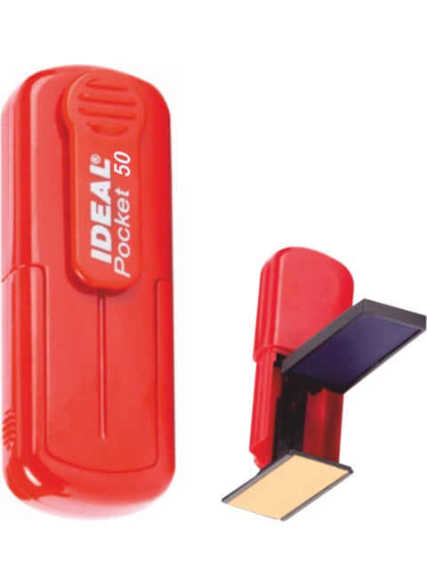 Sirdaş Personalized Ideal 50 Pocket Stamp - 14 x 41 mm - 14 x 41 mm