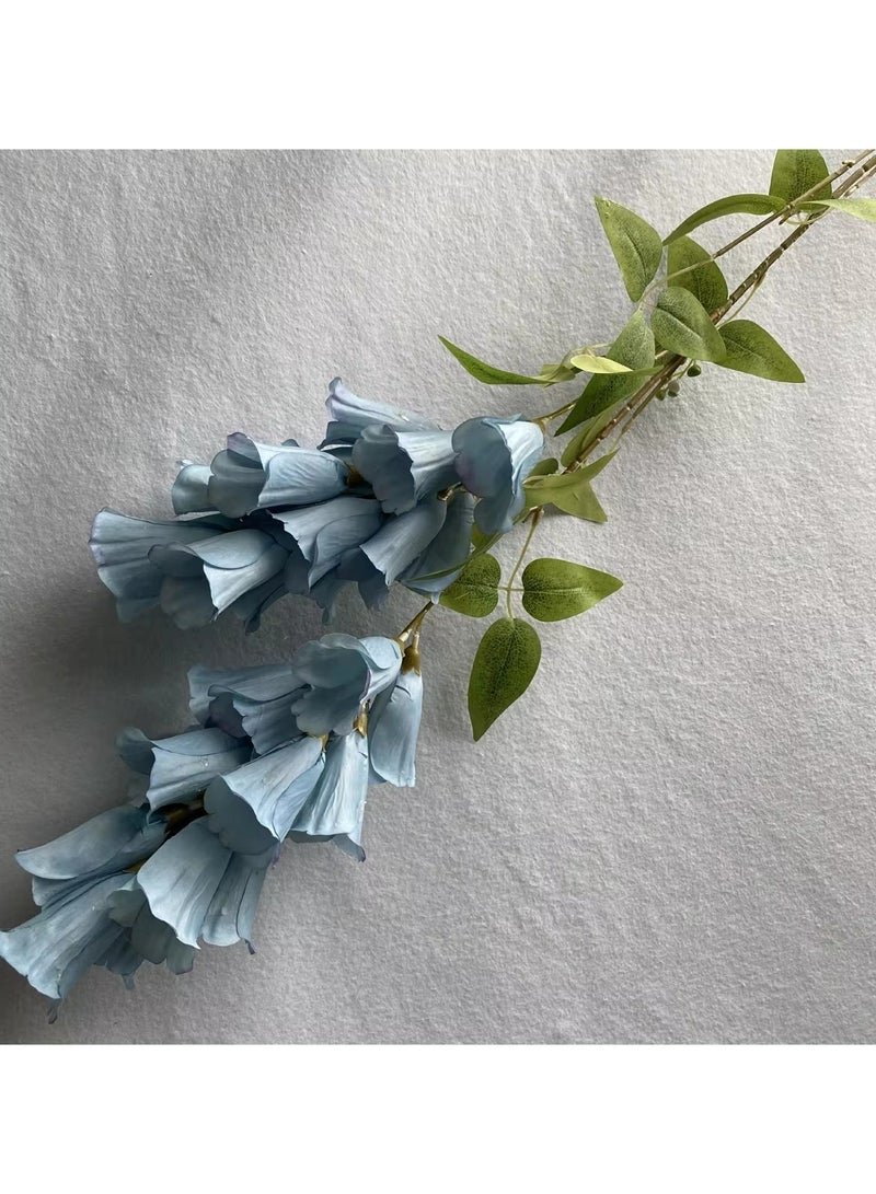 Huitich Wall Hanging Artificial Flower Decor for Weddings Blue  - Image 3