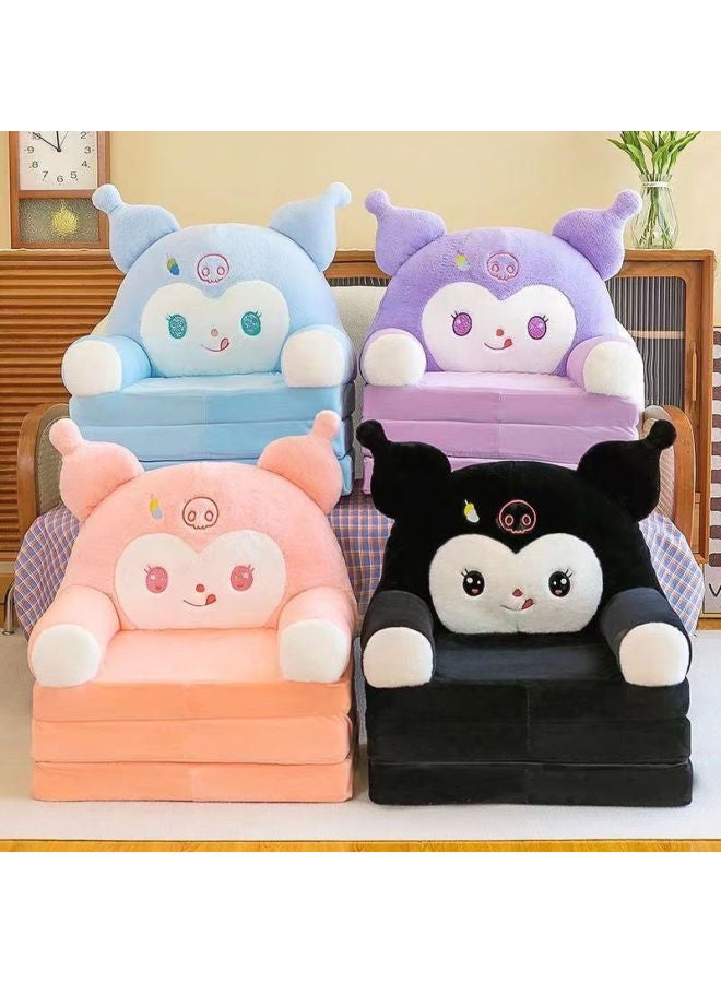 Cartoon Children's Folding Small Sofa Kindergarten Boys And Girls Reclining Chair Baby Reading Corner Seat Stool Cushion-Color:Orange Culomi - Image 3
