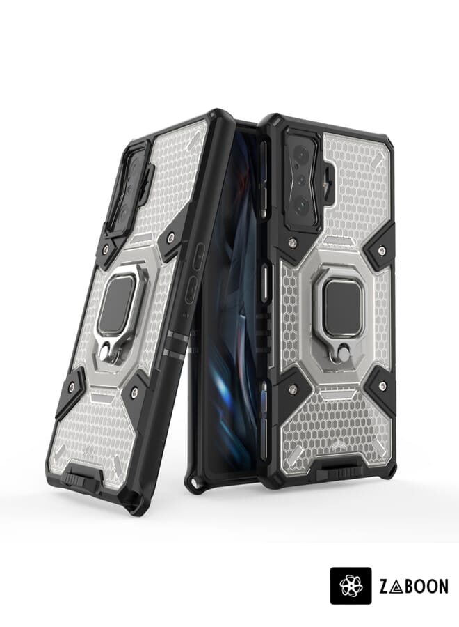 Zaboon Protective Case Cover For Xiaomi Redmi K50 Gaming Space PC+TPU Shockproof  with Ring Holder - Image 1