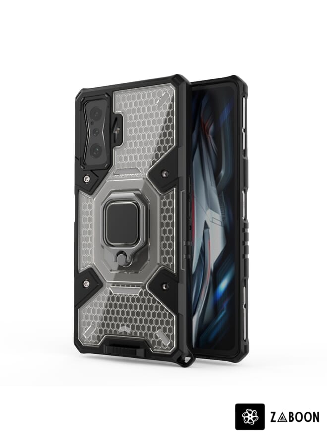 Zaboon Protective Case Cover For Xiaomi Redmi K50 Gaming Space PC+TPU Shockproof  with Ring Holder - Image 2