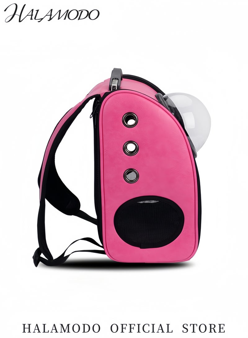 HALAMODO Portable Travel Pet Backpack Space Capsule Bubble Pet Carrier Airline Approved Waterproof Carrier for Cats and Small Dogs Travel Hiking Backpack  - Image 3