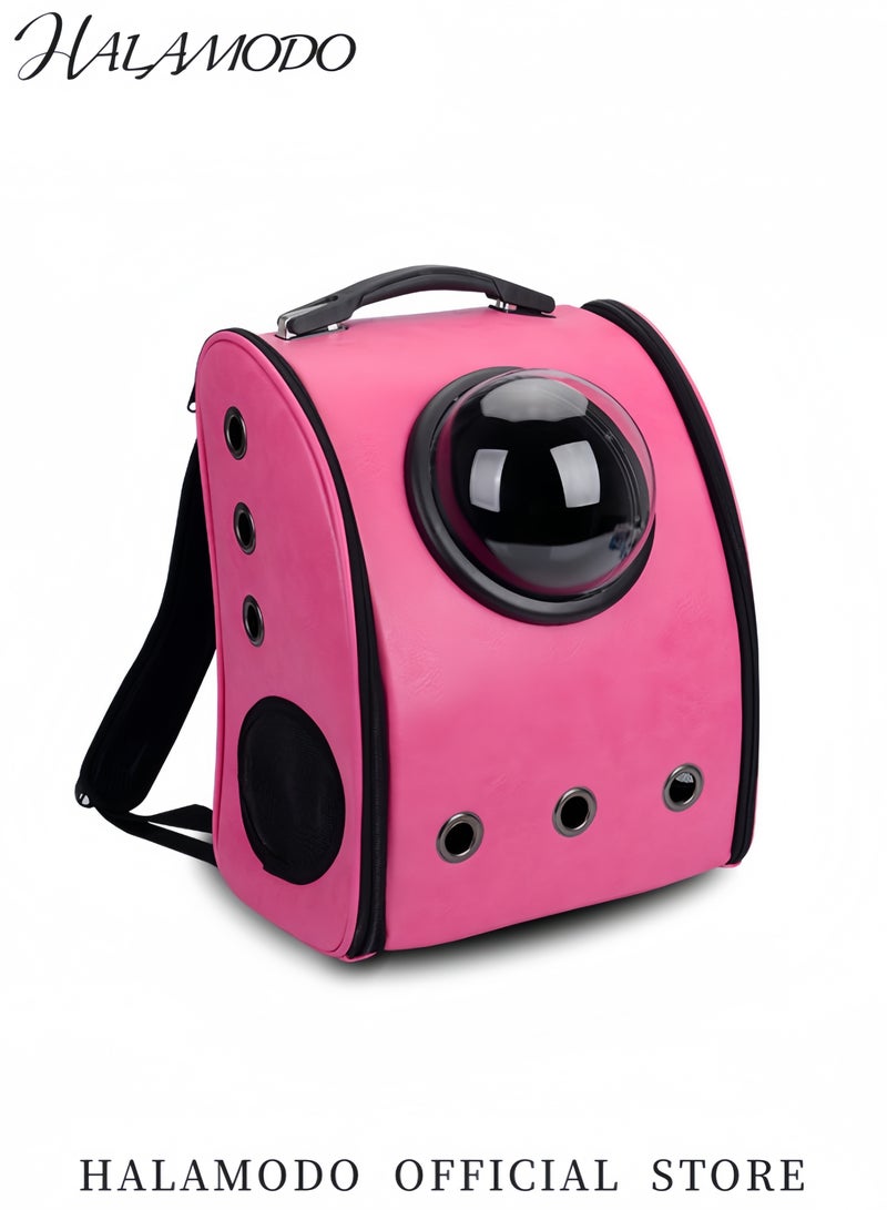 HALAMODO Portable Travel Pet Backpack Space Capsule Bubble Pet Carrier Airline Approved Waterproof Carrier for Cats and Small Dogs Travel Hiking Backpack  - Image 2