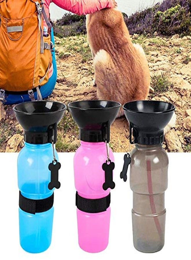 MEECOSTE Water Bowl Bottle Sipper Portable Aqua Dog Travel Water Bottle Bowl 18-oz Dog Bottle Auto Dog Mug for Pets - Image 2