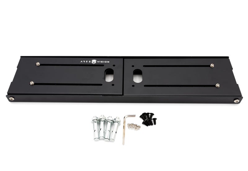Ares Vision 2U Patch Panel Bracket Wall Mount Rack for 19” Networking Equipment, Expandable Depth 9.5” to 15.5”, Rack Mount, 20lbs Capacity, Perfect for Servers, Sound & Security Equipment! (2U) - Image 4