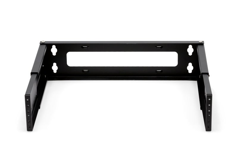 Ares Vision 2U Patch Panel Bracket Wall Mount Rack for 19” Networking Equipment, Expandable Depth 9.5” to 15.5”, Rack Mount, 20lbs Capacity, Perfect for Servers, Sound & Security Equipment! (2U) - Image 1