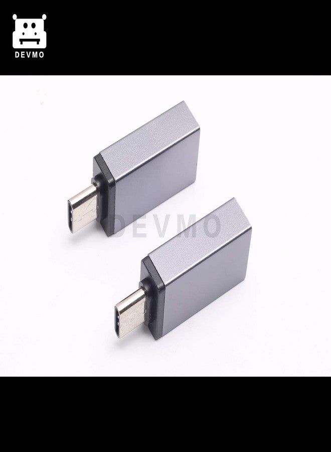 DEVMO 2PCS USB-C Male Type C to USB Adapter 2.0 A Female Data Converter Connector Adaptor - Image 3